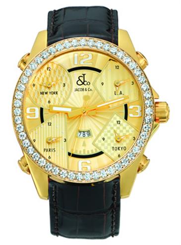 Jacob & Co Five Time Zone 10YG Jacob & Co Five Time Zone 10YG