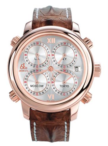 Jacob & Co Five Time Zone Automatic H24 RGSG Jacob & Co Five Time Zone Automatic H24 RGSG