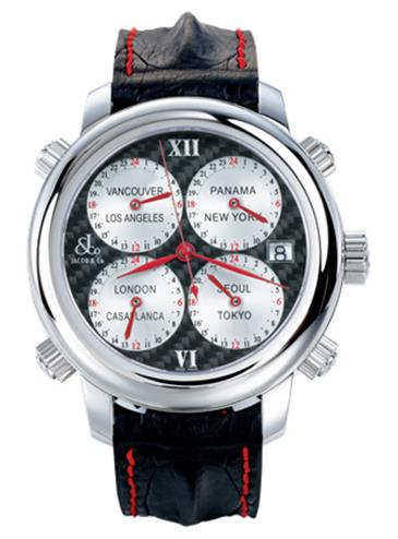 Jacob & Co Five Time Zone Automatic H24 SSCF Jacob & Co Five Time Zone Automatic H24 SSCF