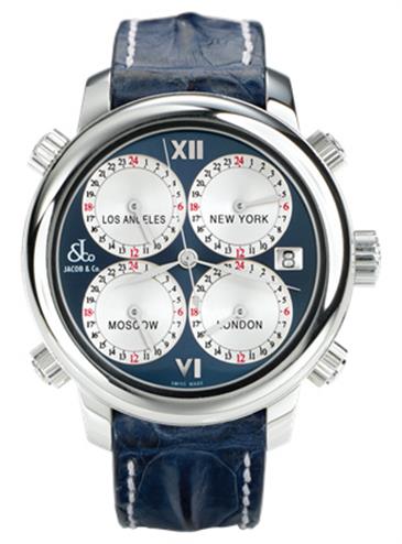 Jacob & Co Five Time Zone Automatic H24 SSBL Jacob & Co Five Time Zone Automatic H24 SSBL