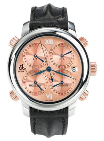 Jacob & Co Five Time Zone Automatic H24 SSCR Jacob & Co Five Time Zone Automatic H24 SSCR