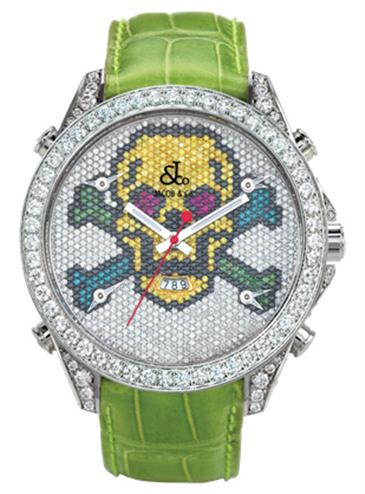 Jacob & Co Five Time Zone Skull 1dc Jacob & Co Five Time Zone Skull 1dc