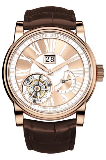 Roger Dubuis Flying Tourbillon in pink gold, Tribute to Mr Roger Dubuis Roger Dubuis Flying Tourbillon in pink gold, Tribute to Mr Roger Dubuis