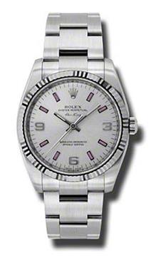 Rolex Air-King White Gold Fluted Bezel 34mm 114234 spio Rolex Air-King White Gold Fluted Bezel 34mm 114234 spio