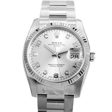 Rolex Date 34mm Fluted Bezel 115234 sdo Rolex Date 34mm Fluted Bezel 115234 sdo