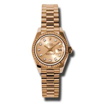 Rolex Datejust Lady Gold 26mm Fluted President 179175 chdp Rolex Datejust Lady Gold 26mm Fluted President 179175 chdp