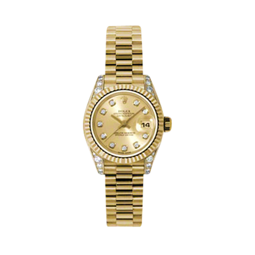Rolex Datejust Lady Gold 26mm Fluted President 179238 chdp Rolex Datejust Lady Gold 26mm Fluted President 179238 chdp