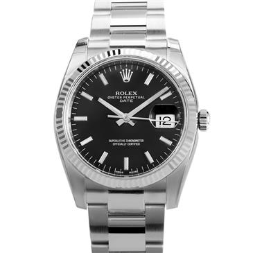 Rolex Oyster Perpetual Date 115234 bkso Rolex Oyster Perpetual Date 115234 bkso