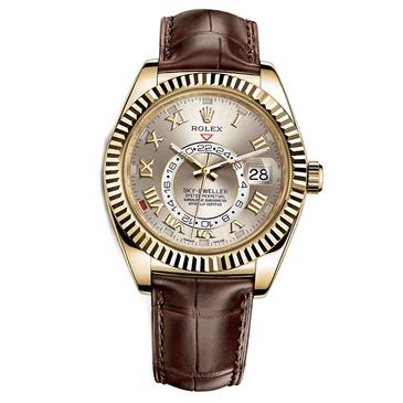 Rolex Sky-Dweller 326138 Gold Watch (Silver) Rolex Sky-Dweller 326138 Gold Watch (Silver)