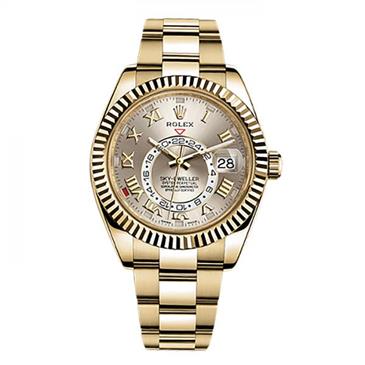 Rolex Sky-Dweller 326938 Gold Watch (Silver) Rolex Sky-Dweller 326938 Gold Watch (Silver)
