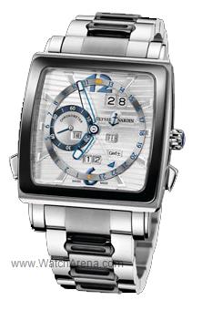 Ulysse Nardin Quadrato Dual Time Perpetual 42x42mm 320-90CER-8M/91 Ulysse Nardin Quadrato Dual Time Perpetual 42x42mm 320-90CER-8M/91