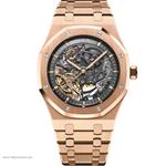 A. Lange and Sohne Audemars Piguet Royal Oak Double Balance Wheel Openworked 15407OR.OO.1220OR.01