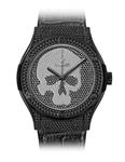 Hublot Classic Fusion BLACK SKULL FULL PAVE