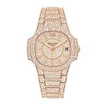 Vacheron Constantin Patek Philippe Rose Gold Ladies Nautilus 7021/1R-001