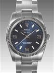 Rolex Air-King White Gold Fluted Bezel 114234 blao