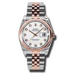 Rolex Datejust 36mm Steel & Pink Gold - Domed Bezel - Jubilee 116201 wdj