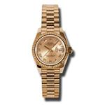 Rolex Datejust Lady Gold 26mm Fluted President 179175 chrp