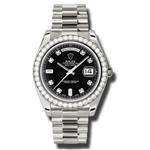 Rolex Day-Date II President White Gold - Diamond Bezel 218349 bkdp